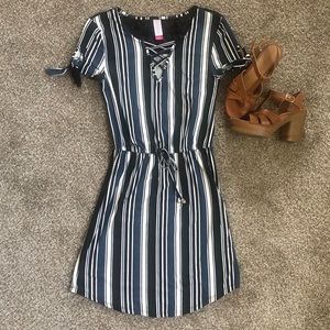 Cute casual stripped dress